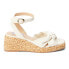 Фото #1 товара BEACH by Matisse Ibiza Espadrille Wedge Womens Off White Casual Sandals IBIZA-1