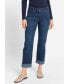 Women's Lisa Fit Straight Leg Leo Jean Голубой, 12 - фото #1