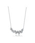 Фото #3 товара Sterling Silver Cubic Zirconia Garland Necklace