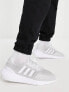 adidas Originals swift run 22 trainers in grey and white