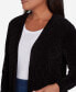 Petite Classics Chenille Cardigan Sweater with Pockets