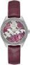 Фото #1 товара Guess Damen Armbanduhr Fleur 36 mm Floral auf dem Zifferblatt Armband Wine red W0905L2