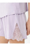 Фото #4 товара Пижама LC Waikiki Lace Detail Shorts