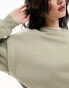 Фото #4 товара Bershka oversized sweatshirt in light green