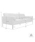 Michalina 84" Polyester with Metal Legs Sofa