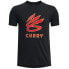 Фото #1 товара Футболка с коротким рукавом мужская Under Armour Curry Lightning Logo Чёрный