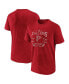 Фото #2 товара Men's NFL x Darius Rucker Collection by Red Atlanta Falcons T-shirt