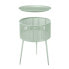 Фото #1 товара Вспомогательный стол Лучи Зеленый Позолоченный Металл 40 x 57 x 40 cm