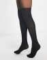 Фото #4 товара Vero Moda stocking illusion tights in black