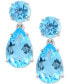 Серьги Macy's Blue Topaz - фото #3