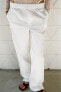 Фото #2 товара Атласные брюки с контрастной окантовкой ZARA