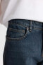 Фото #5 товара Straight Fit Normal Kalıp Normal Bel Boru Paça Jean Pantolon B5786ax24sp