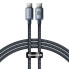Фото #1 товара Kabel przewód do szybkiego ładowania i transferu danych USB-C USB-C 100W 1.2m czarny
