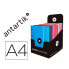 Фото #4 товара ANTARTIK Folder with replacement A4 square 5 mm lined 4 rings 40 mm round