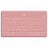 Keyboard Logitech Keys-To-Go Pink Spanish Qwerty