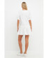 Фото #5 товара Women's Puff Sleeve Mini Dress