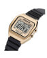 ფოტო #2 პროდუქტის Unisex Digital Two Black Resin Strap Watch 36mm