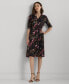 ფოტო #1 პროდუქტის Women's Belted Floral Shirtdress