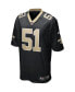 Футболка Nike мужская Jonathan Vilma черная с игровым номером New Orleans Saints Player Jersey (снятый с игры) Черный, 4XL - фото #2