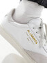 AllSaints Thelma leather trainers in white