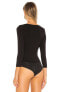Фото #3 товара L'Agence Women's Angel Square Neck Bodysuit size M