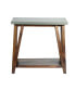 Brookside Cement-Top Wood Console and Media Table