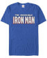 Фото #1 товара Men's Ironman Logo Short Sleeve Crew T-shirt