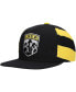 Men's Black Columbus Crew Jersey Hook Snapback Hat