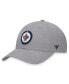 Men's Gray Winnipeg Jets Extra Time Adjustable Hat