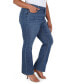 Фото #3 товара Plus Size Tummyless Slim Boot Jeans