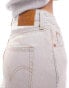 Фото #5 товара Levi's Ribcage wide leg jeans in white wash