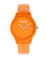 Фото #1 товара Часы Crayo Splat Orange Leatherette 38mm