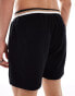 Boss Terry beach short in black