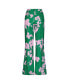 Фото #5 товара Women's Printed Crepe High Waisted Wide Leg Trousers