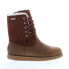 Фото #1 товара Emu Australia Agnes W12972 Womens Brown Suede Lace Up Casual Dress Boots