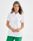 Plus Size Solid Cotton Polo Shirt, Created for Macy's