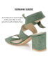 ფოტო #8 პროდუქტის Women's Hether Block Heel Sandals