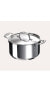 Фото #1 товара Chef Stainless Steel Casserole Dish Pot with Lid, 3.5 Qt