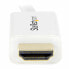 Фото #2 товара Адаптер Mini DisplayPort — HDMI Startech MDP2HDMM1MW 4K Ultra HD 1 m