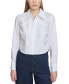 Фото #1 товара Women's Cotton Studded Cropped Shirt