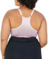 Фото #3 товара Plus Size Busty Sublime Hands-Free Pumping & Nursing Sports Bra s - Fits s 42E-46I