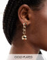 Фото #1 товара 8 Other Reasons chain drop ball earrings in gold plated