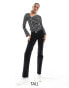 Фото #1 товара Stradivarius D98 Tall straight leg jeans in black