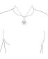 ფოტო #2 პროდუქტის Simple CZ Cubic Zirconia Accent Christmas Holiday Party Frozen Winter Snowflake Pendant Necklace For Women For Teen Sterling Silver