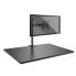 Lindy Single Display Bracket w/ Pole & Desk Clamp - Clamp - 8 kg - 43.2 cm (17") - 71.1 cm (28") - 100 x 100 mm - Black