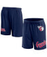 ფოტო #2 პროდუქტის Men's Navy Cleveland Guardians Clincher Mesh Shorts