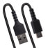 Фото #3 товара StarTech.com 20in (50cm) USB A to C Charging Cable - Coiled Heavy Duty Fast Charge & Sync - High Quality USB 2.0 A to USB Type-C Cable - Rugged Aramid Fiber - Durable Male to Male USB Cable - 0.5 m - USB A - USB C - USB 2.0 - 480 Mbit/s - Black