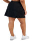 ფოტო #2 პროდუქტის Plus Size Active Solid Pull-On Skort, Created for Macy's