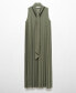 ფოტო #6 პროდუქტის Women's Pleated Midi Dress