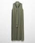 Women's Pleated Midi Dress